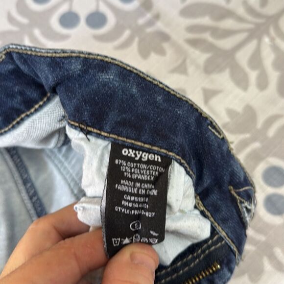 Women’s Oxygen jeans style stretch leggings sz Small - Picture 5 of 5